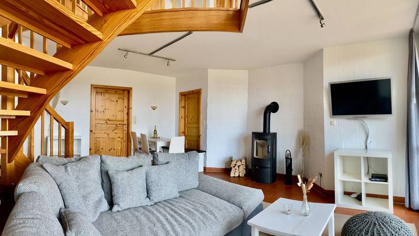 Ferienhaus für 6 Personen, mit Balkon und Terrasse sowie Garten und Ausblick in Langballig