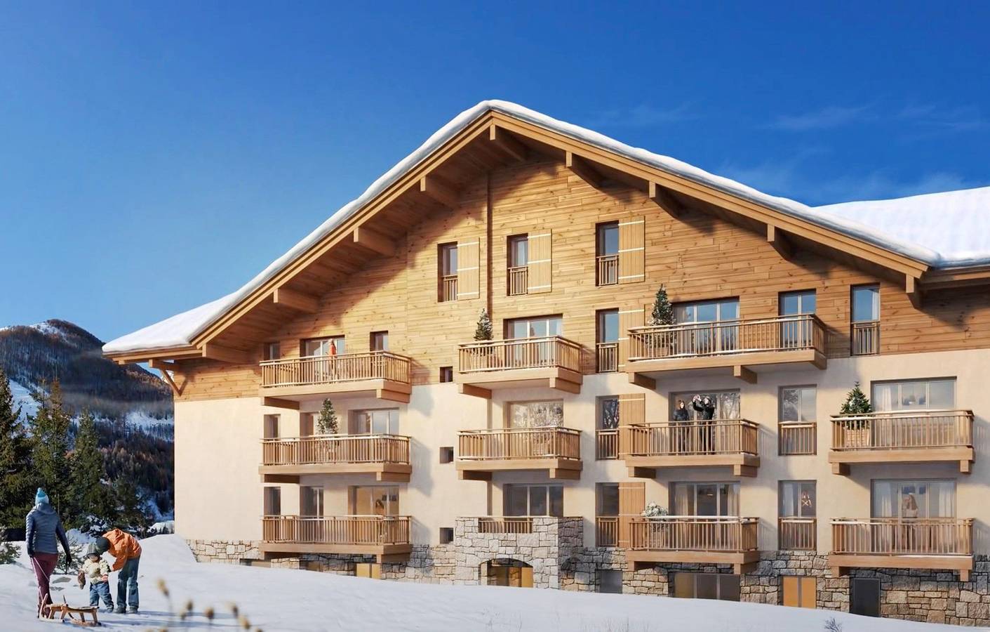 Entire apartment, Résidence Prestige Odalys Le Mont d'Auron in Auron, Saint-Étienne-de-Tinée