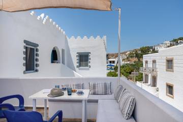 Gîte pour 3 personnes, avec jardin dans Patmos