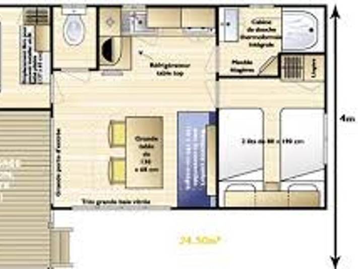 Camping La Minière - Mobilheim 4 personen - Mrt lodgia in Forges-les-Eaux, Dieppe und Umgebung