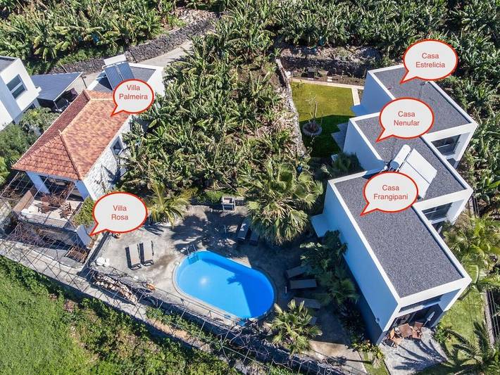 Bungalow für 3 Personen, mit Pool und Terrasse auf Madeira