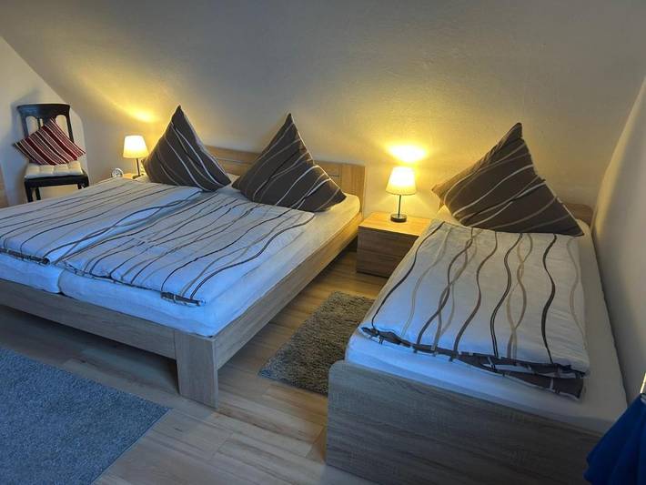 Ferienwohnung für 6 Personen, mit Garten