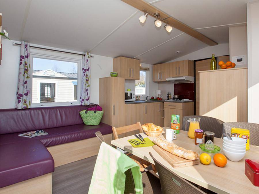 Camping Sea Green Emeraude - Mobilhome 6 personas - Low Cost Cottage 3 dormitorios in Saint-Briac-sur-Mer, Región de Saint-Malo