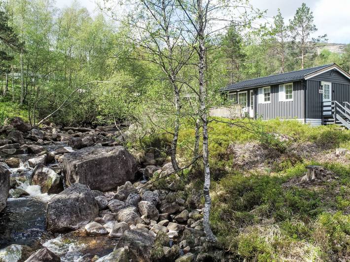 Ferienhaus für 5 Personen, mit Terrasse und Garten in Süd-Norwegen
