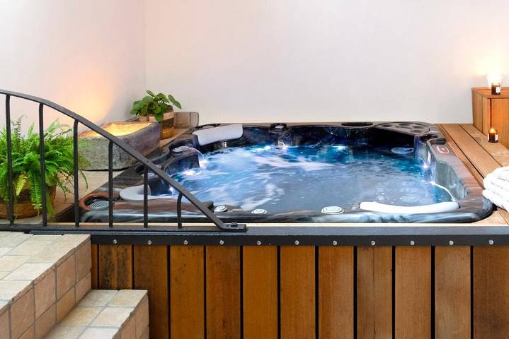Appart’hôtel pour 2 personnes, avec vue et jardin ainsi que sauna et piscine à Sainghin-en-Mélantois