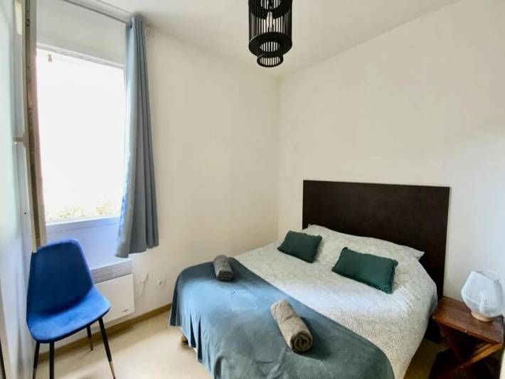 Gîte pour 6 personnes, avec piscine et balcon, adapté aux familles à Avène