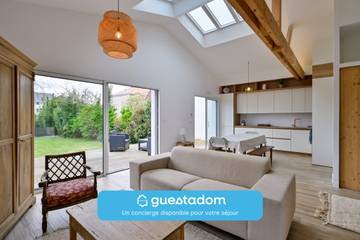 Location de vacances pour 9 personnes, avec terrasse et jardin à Pornichet