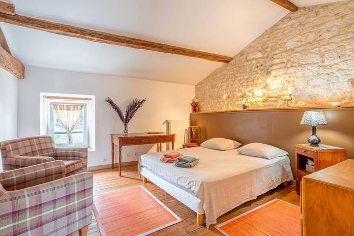 Chambre d’hôte pour 4 personnes, avec jardin