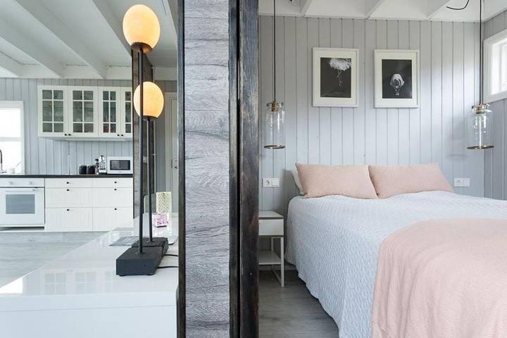 Cabaña para 4 personas, con balcón y vistas en Islandia
