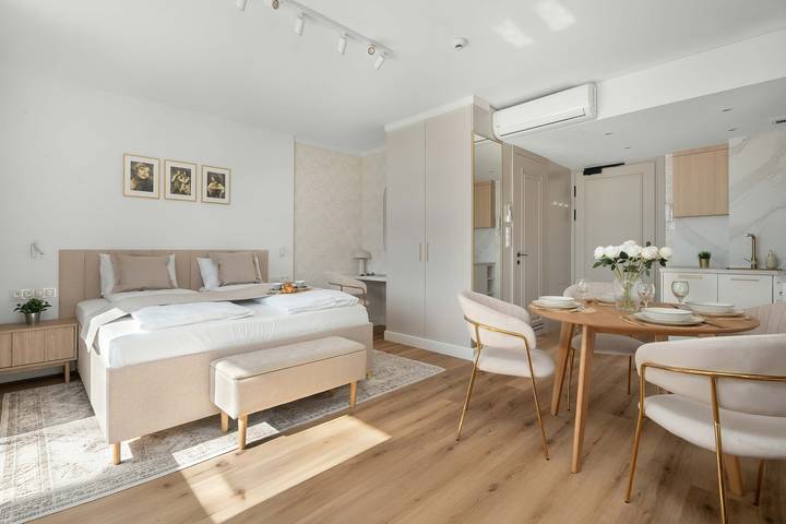 Apartament wakacyjny dla 2 osób, z Ogród w Ciechocinek
