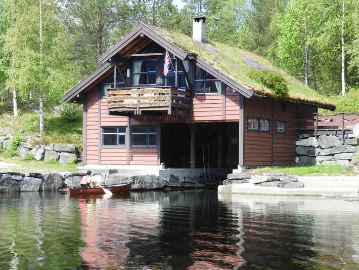 Ferienhaus für 4 Personen, mit Garten und Seeblick sowie Ausblick, mit Haustier in Nördliches Fjordnorwegen - 4