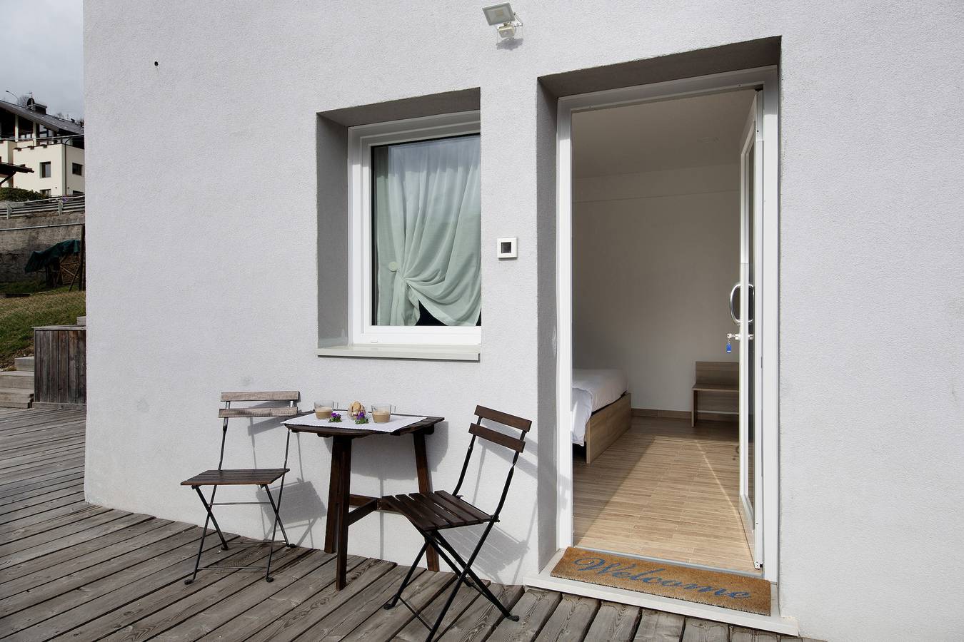 Room 'Camera 3 Azzurra Dva' with Lake View, Shared Terrace and Wi-Fi in Domegge di Cadore, Eastern Dolomites