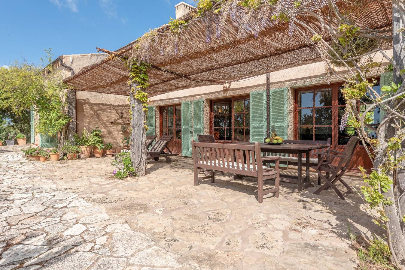 Maison de campagne fantastique avec piscine, terrasses et Wi-Fi ; parking disponible in Esporles, Majorque de l'Ouest