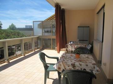 Gîte pour 4 personnes, avec balcon/terrasse à Grado
