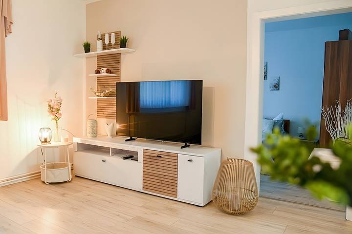 Ferienhaus 'Alte Liebe' mit Gemeinschaftsterrasse, Gemeinschaftsgarten und WLAN in Delitzsch, Nordsachsen