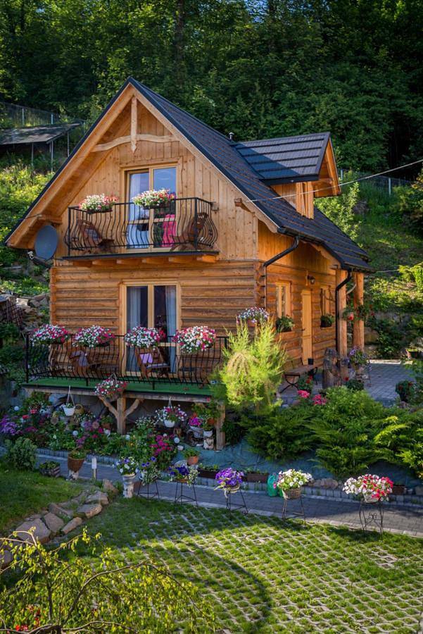Location de vacances pour 6 personnes, avec Balcon et Terrasse ainsi que Jardin et Vue à Szczawnica - 2