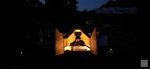 Cottage pour 2 personnes, avec sauna et jardin ainsi que vue et terrasse à Breuil-Cervinia