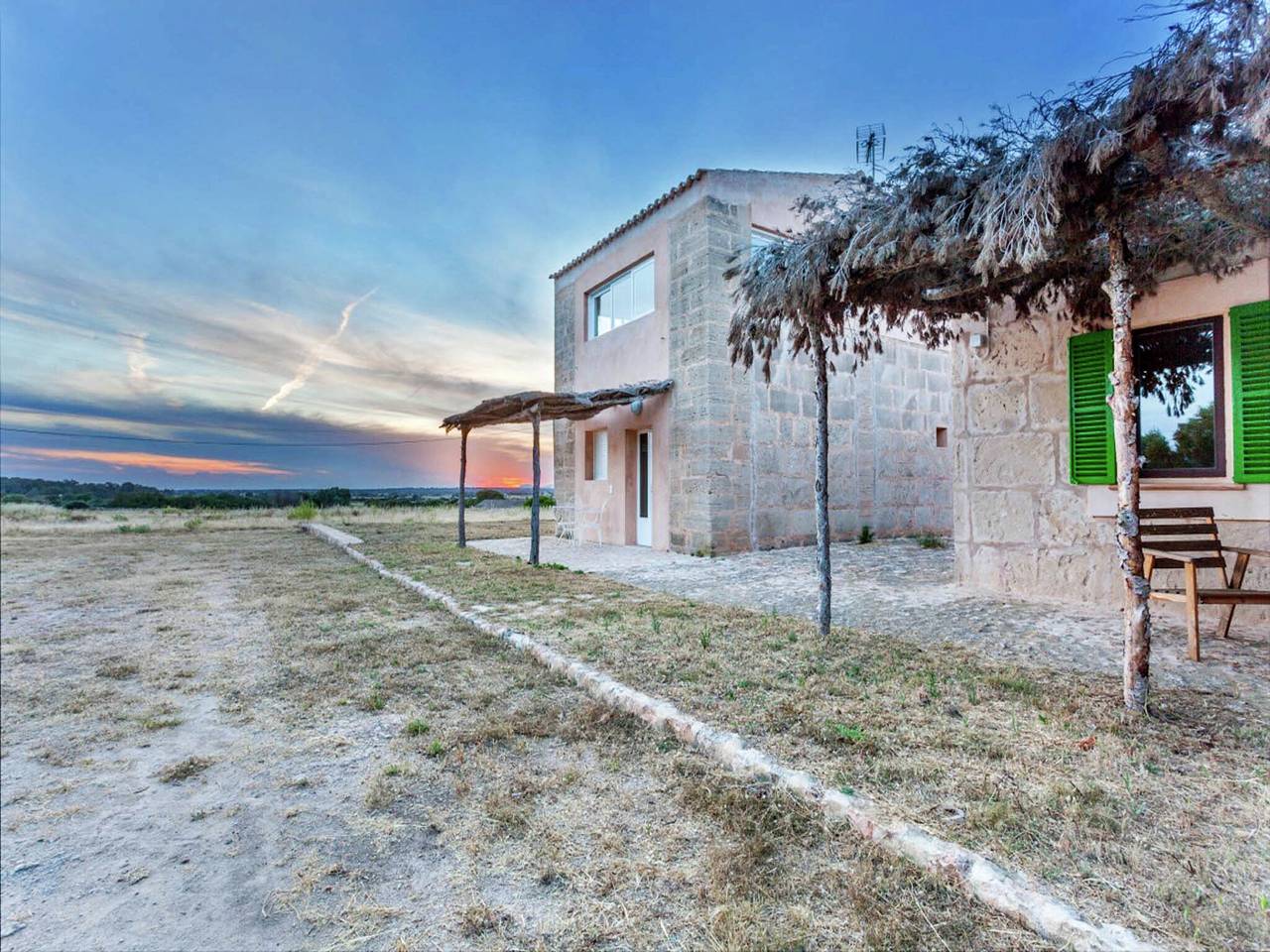 Ruhiges Ferienhaus mit Pool in Es Trenc, Campos