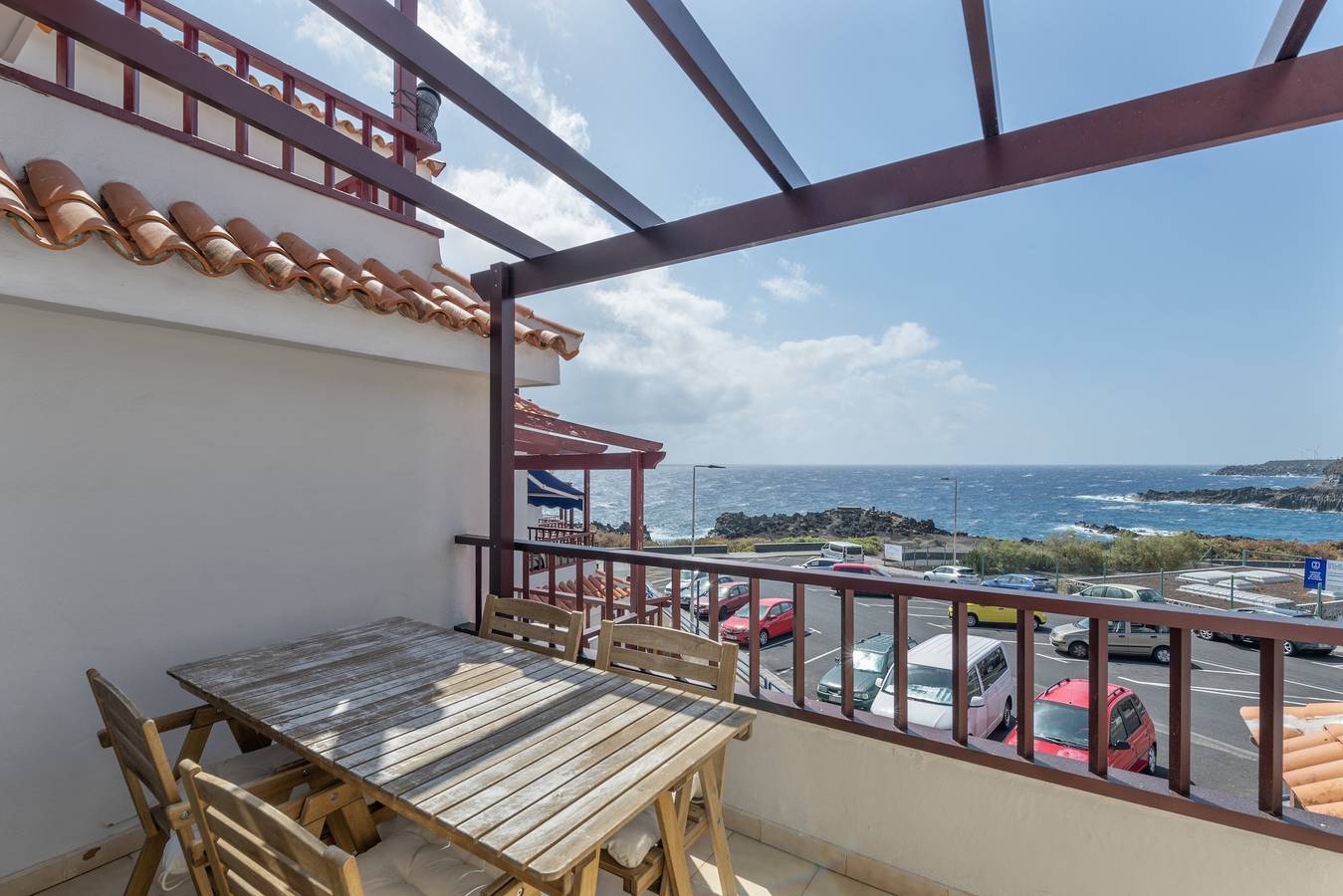 Appartement entier, Appartement 'Isla Bonita- A - 29' avec vue sur la mer, piscine partagée et Wi-Fi in Los Cancajos, La Palma Sud