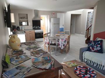 Location de vacances pour 6 personnes, avec terrasse à Isigny-sur-Mer