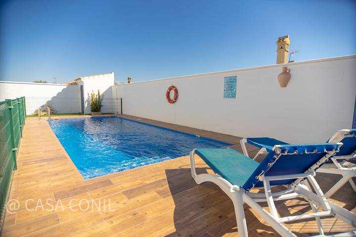 Ferienhaus für 6 Personen, mit Garten und Pool, kinderfreundlich in Conil de la Frontera - 2