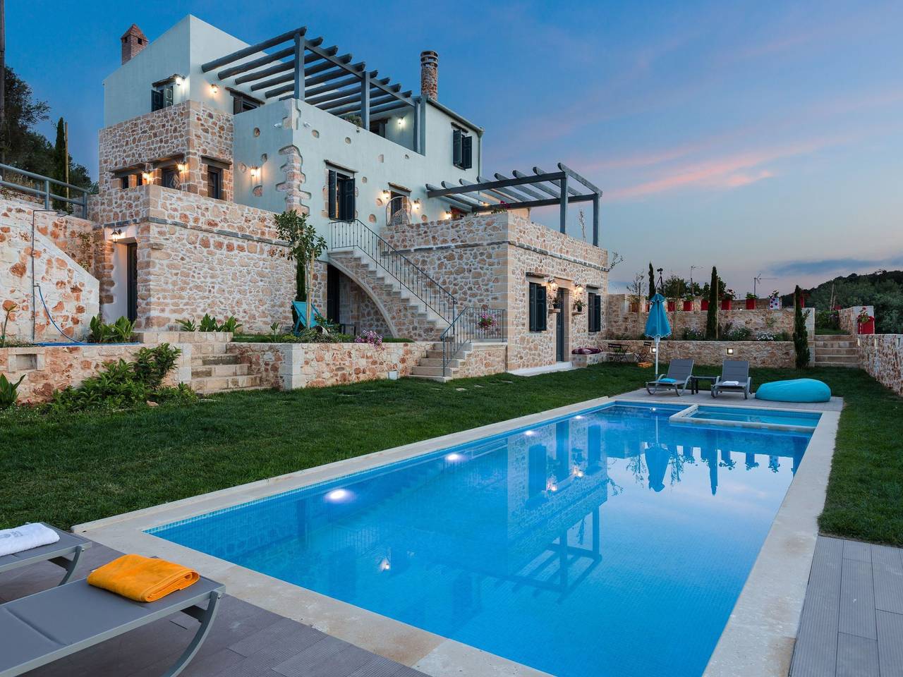 In Achlades mit Privatem Pool in Rethymno und Umgebung