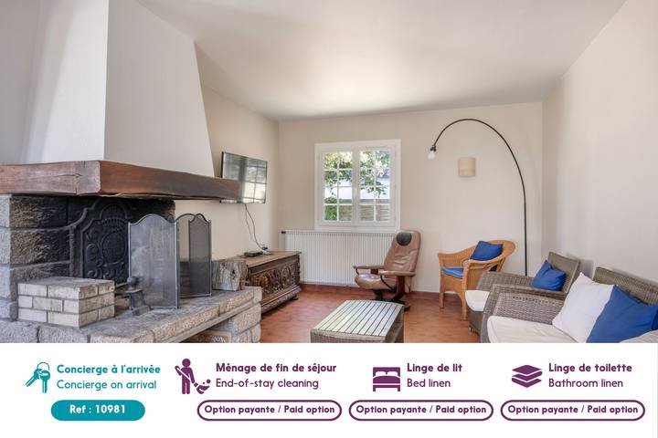 Location de vacances pour 10 personnes, avec terrasse et jardin à Saint-Gildas-de-Rhuys - 2