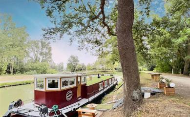 Bateau pour 7 personnes, avec terrasse et vue à Avignonet-Lauragais