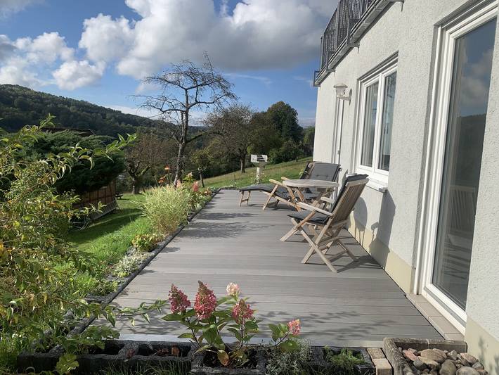 Ferienwohnung für 3 Personen, mit Balkon/Terrasse und Terrasse sowie Garten und Sauna in Schmalkalden - 3
