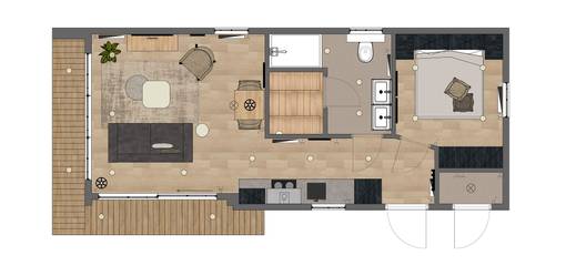 Ferienhaus für 2 Personen in Yerseke, Niederländische Nordsee, Bild 4
