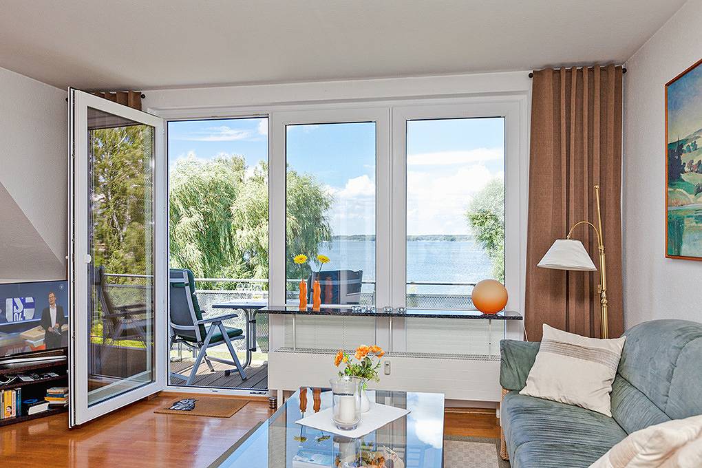 Apartamento vacacional entero, Fewo Panoramablick Waren in Waren (Müritz), Lago Müritz
