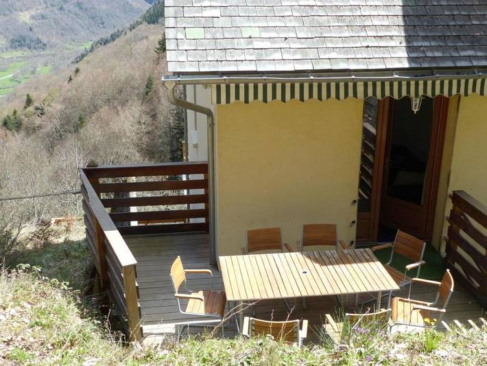Gîte pour 13 personnes, avec Balcon et Terrasse ainsi que Jardin et Vue à Bordères-Louron