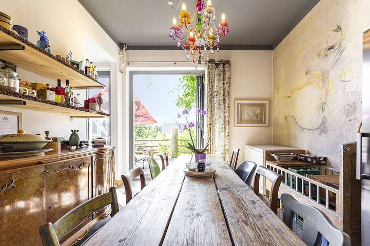 Ferienwohnung für 4 Personen, mit Garten und Pool sowie Sauna, mit Haustier in Marienberg