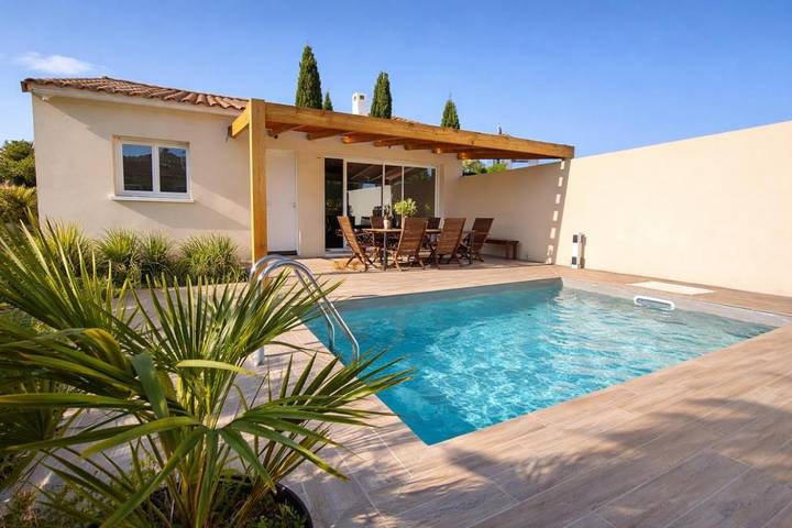 Maison de vacances pour 8 personnes, avec piscine et jardin