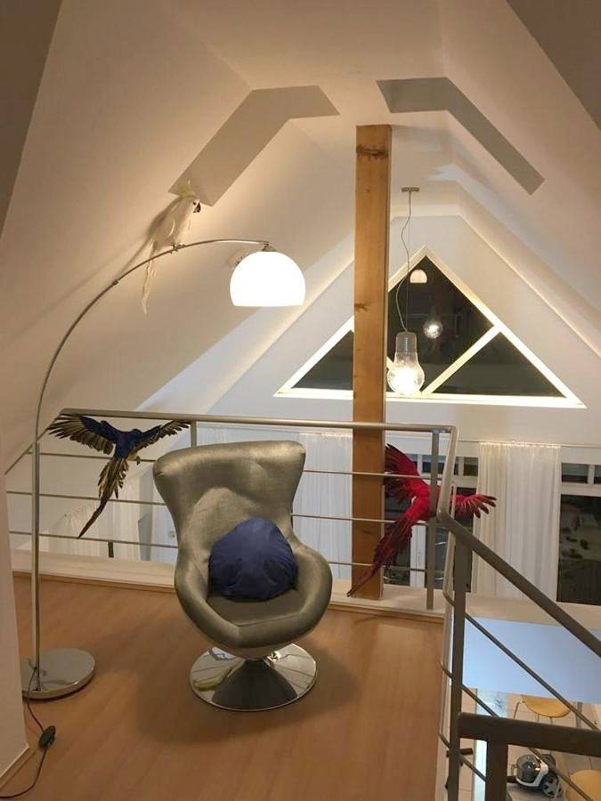Ferienwohnung für 9 Personen, mit Balkon und Terrasse sowie Garten und Ausblick in Bad Soden-Salmünster