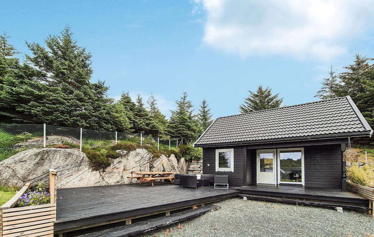 Feriehus for 4 personer med terrasse in Haugesund