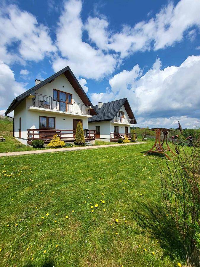 Domek letniskowy dla 6 osób, z Balkon i Taras oraz Ogród i Widok na jezioro w Solina