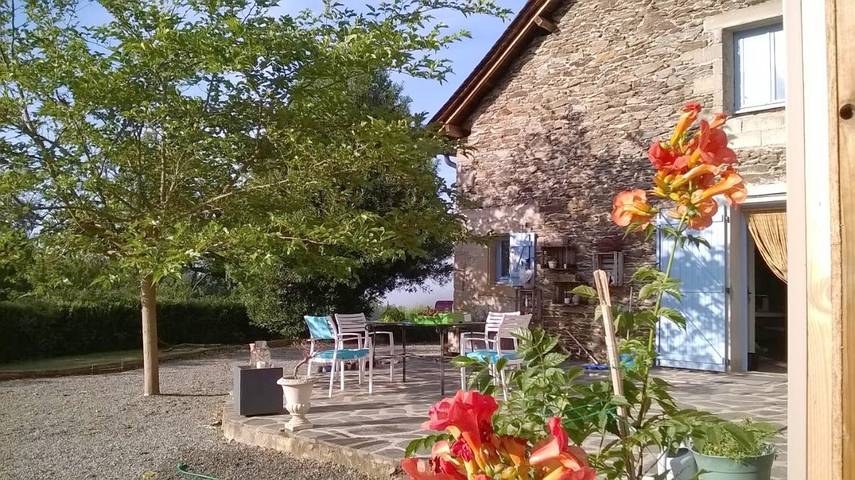 Location de vacances pour 4 personnes, avec Terrasse ainsi que Jardin et Vue à Mirandol-Bourgnounac