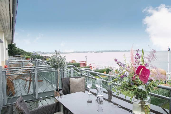 Ferienwohnung für 4 Personen, mit Balkon und Terrasse sowie Garten und Sauna auf Amrum