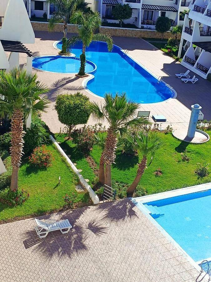 Maison de vacances pour 9 personnes, avec balcon ainsi que piscine et vue