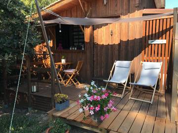 Cottage pour 2 personnes, avec jardin à Vendays-Montalivet