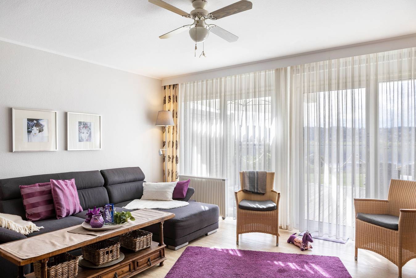 Ganze Wohnung, Ferienwohnung Scheid mit Seeblick, privater Terrasse und Wlan in Scheid Am Edersee, Waldeck