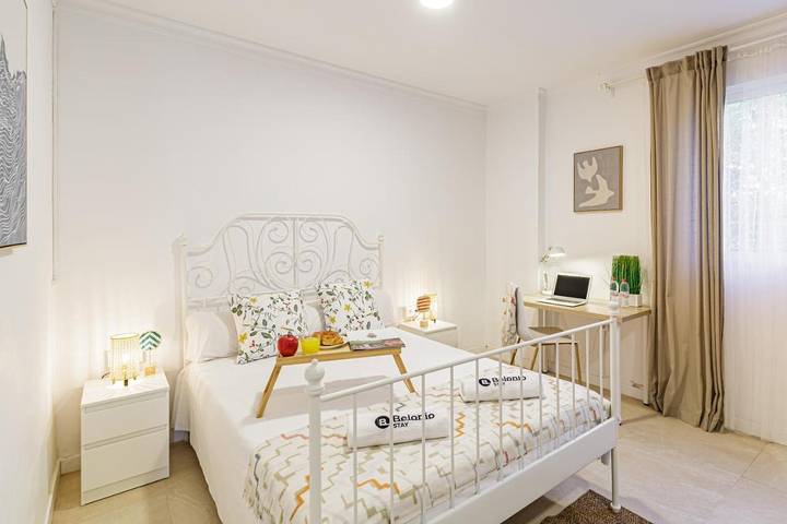 Apartamento para 6 personas, con vistas y jardín en El Palo (Málaga)