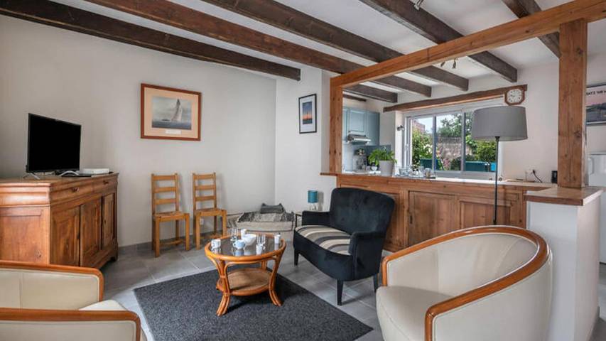 Appartement de vacances pour 5 personnes, avec jardin