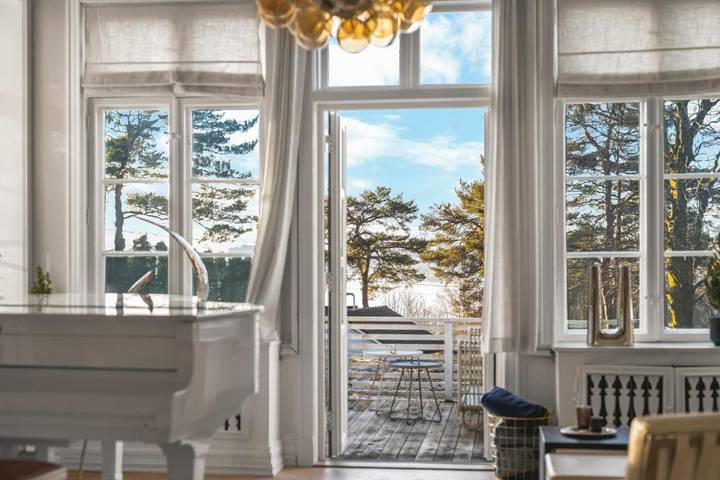 Villa voor 8 personen, met uitzicht en terras in Bergen