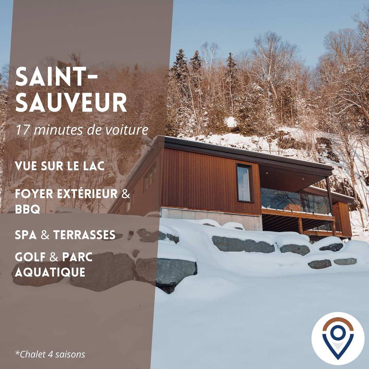 Lakeview Mid Century Luxury Cottage Citq 311414 in Quebec