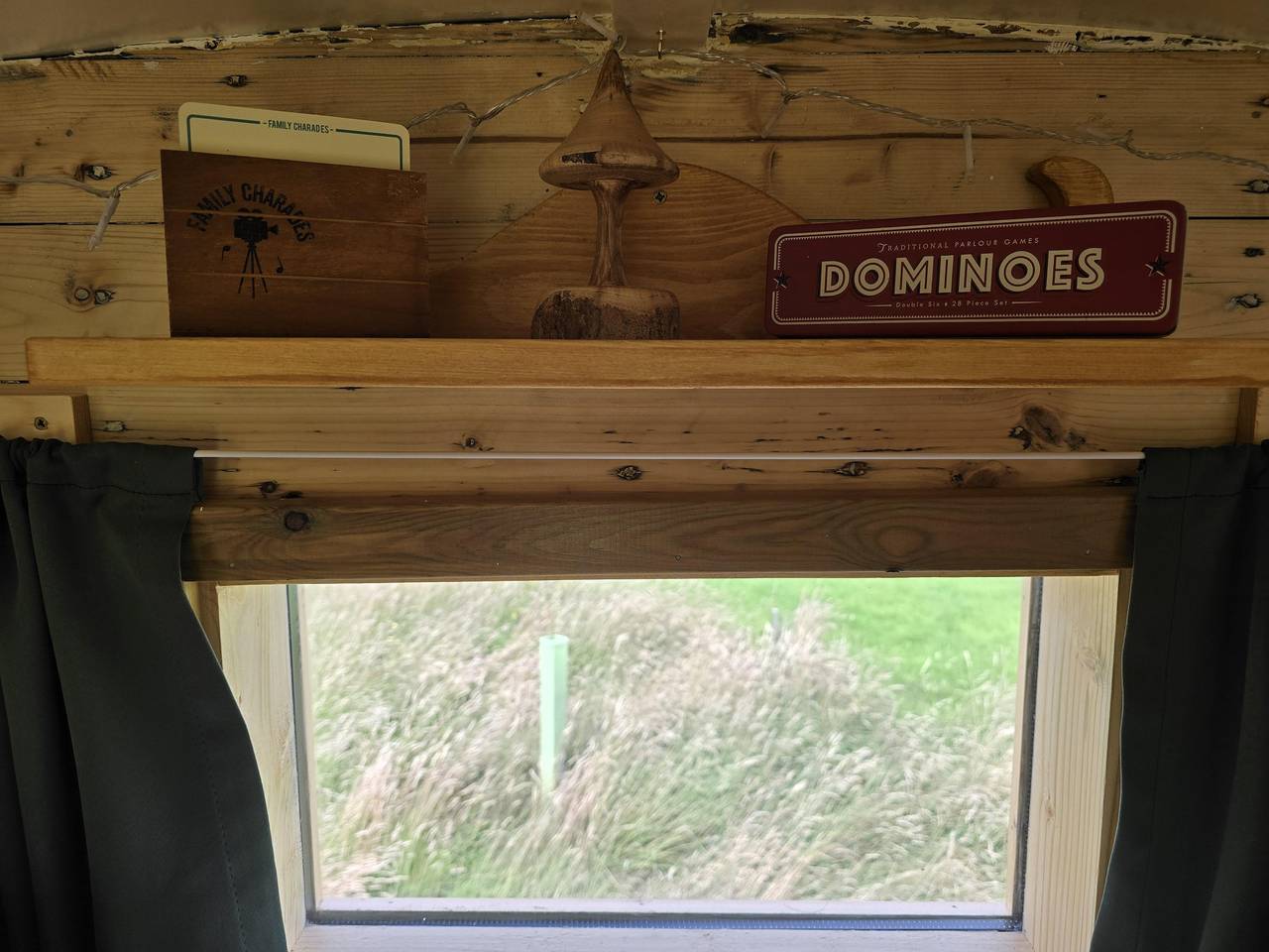 Restored circus wagon in North York Moors National Park