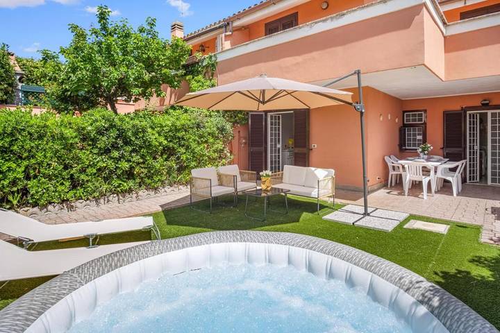 Villa per 7 persone, con panorama e terrazza, con animali domestici a Ladispoli