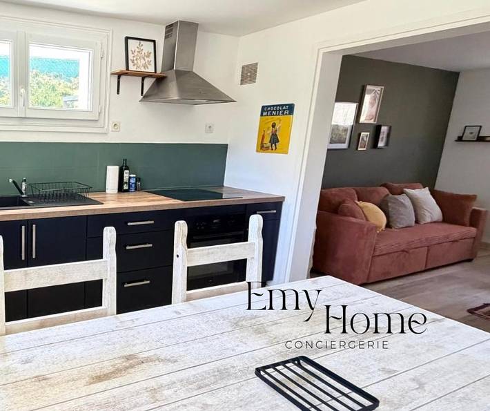 Appartement de vacances pour 6 personnes, avec jardin