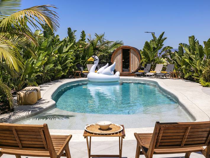 Villa pour 10 personnes, avec terrasse et piscine ainsi que jardin et sauna à Ferragudo - 3